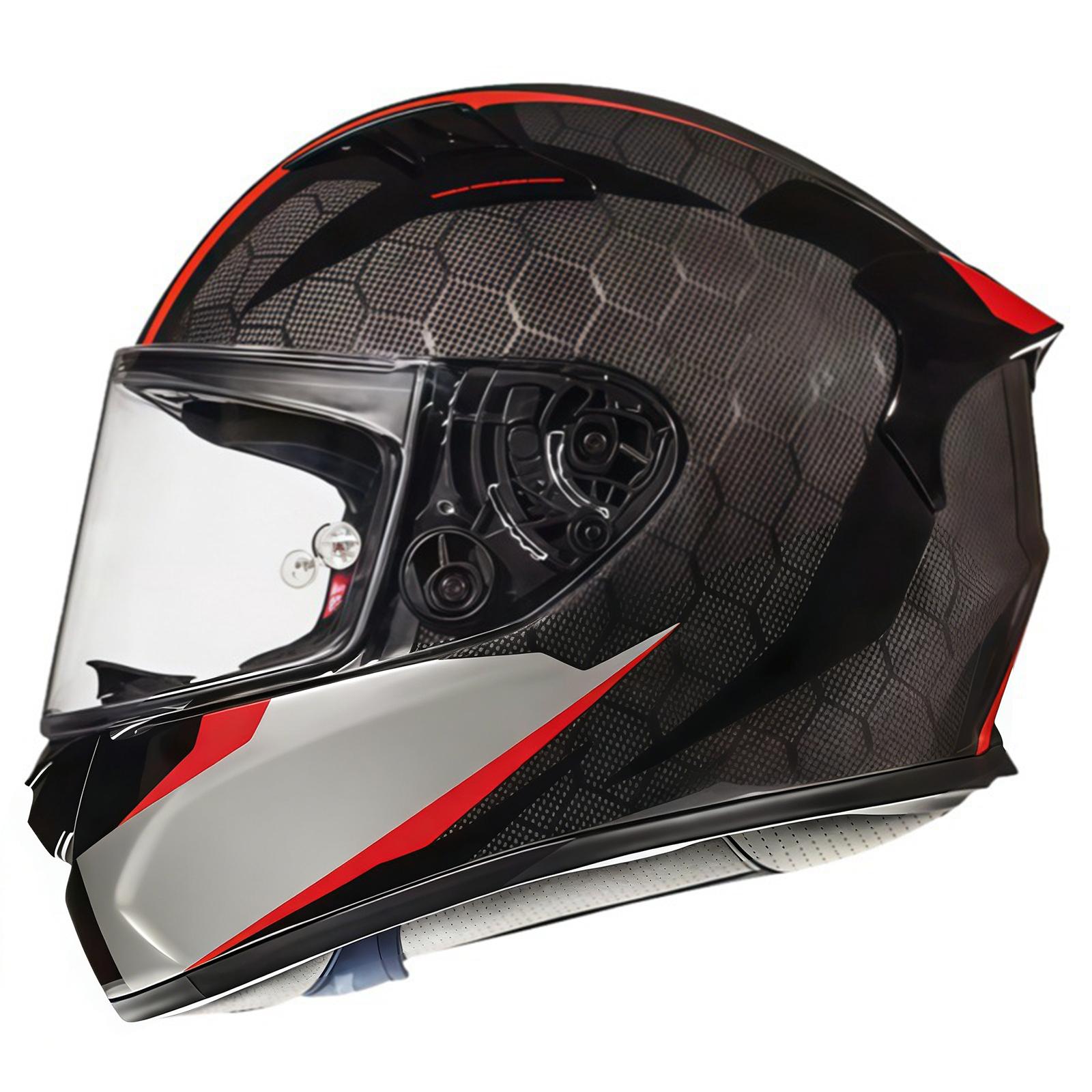 Motorcycle Gear Pattern - 오토바이 헬멧 바이저 베이스 견고한 기어
