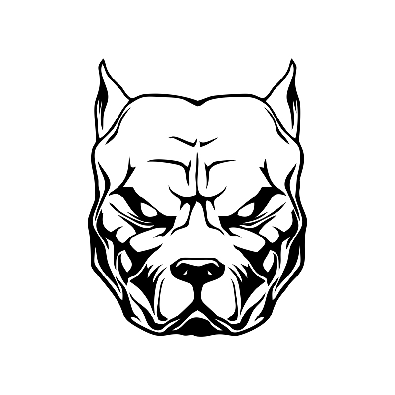 오토바이 스티커 개 패턴 핏불 핏불 반사 자동차 스티커 - Motorcycle Gear Pattern 리뷰 및 가격