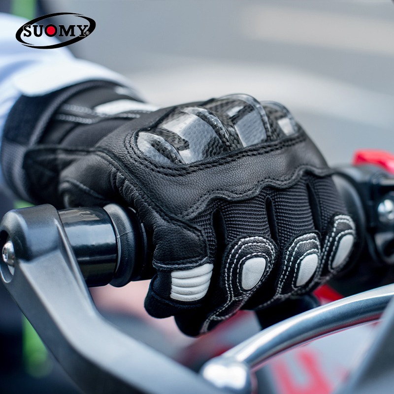 SUOMY 가죽 오토바이 장갑 통기성 카본 풀핑거 모토 - Xs Motorcycle Gear 리뷰 및 가격
