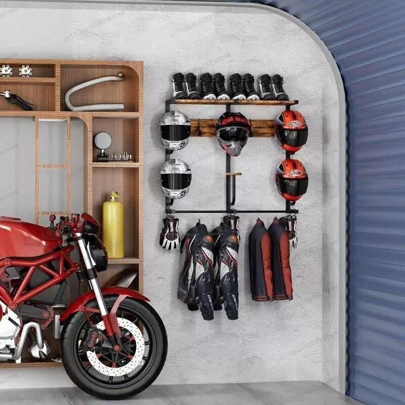 벽걸이형 헬멧 랙, 라이딩 용품 다용도 보관함, 오토바 - Motorcycle Gear Rack 리뷰 및 가격