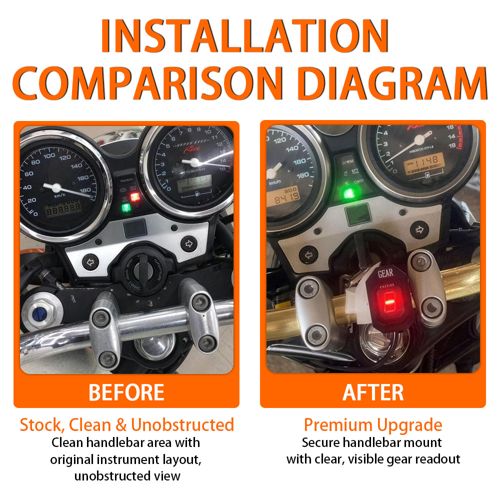 유니버설 오토바이 액세서리에 적합 CNC 알루미늄 합금 - Motorcycle Gear Indicator 리뷰 및 가격