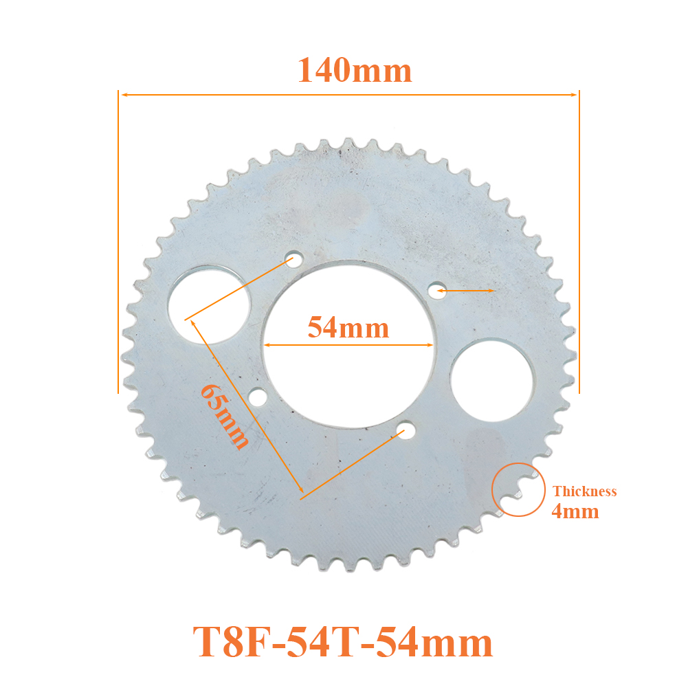 T8F 54T 체인 플레이트 54mm 54 톱니 리어  - Motorcycle Gear Rack 리뷰 및 가격