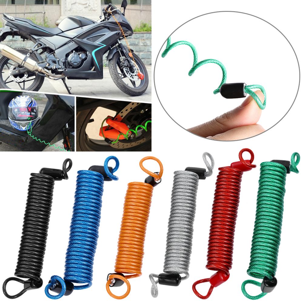 150cm 오토바이 휠 디스크 스프링 알림 케이블 알람 - Disc Lock Brake 리뷰 및 가격