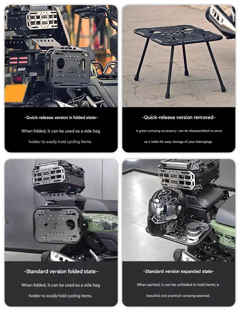 혼다 스퀘어X125 퀵 릴리스 리어 러기지 랙 접이식  - Motorcycle Gear Rack 리뷰 및 가격