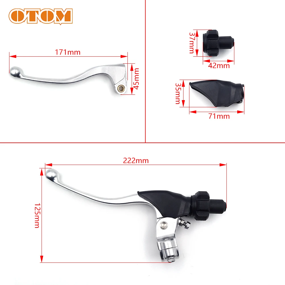 OTOM 오토바이 클러치 레버 어셈블리 브레이크 핸들  - Motorcycle Gear Lever Rubber 리뷰 및 가격